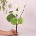 46cm Artificial Silk Flowers Water Lily Spray Fake Floral Decor Wedding Bunches   302699042555